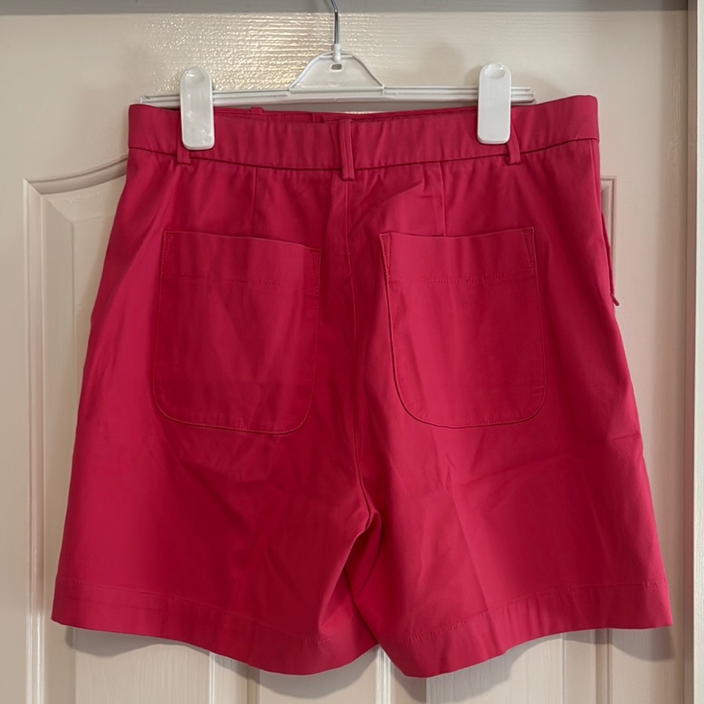 SPANX High Waist Pink Shorts with Vibrant Design - Picture 3 of 7